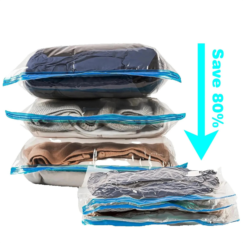 Meal Prep Vacuum Seal Containers - ปั๊มลมไฟฟ้า เครื่องปั๊มลมขนาดเล็ก เครื่องซีลสูญญากาศแบบแบ่งส่วน ถุงบีบอัดสูญญากาศ ประหยัดพื้นที่สำหรับเก็บเสื้อผ้าและอาหาร