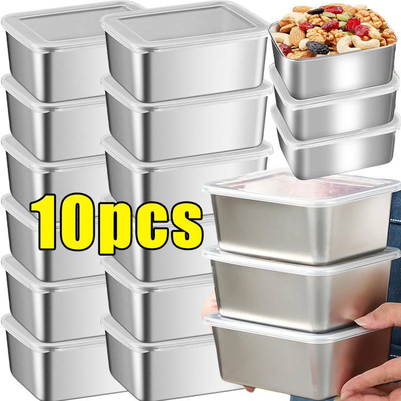 Meal Prep Lunch Boxes - ภาชนะเก็บอาหารสแตนเลส
