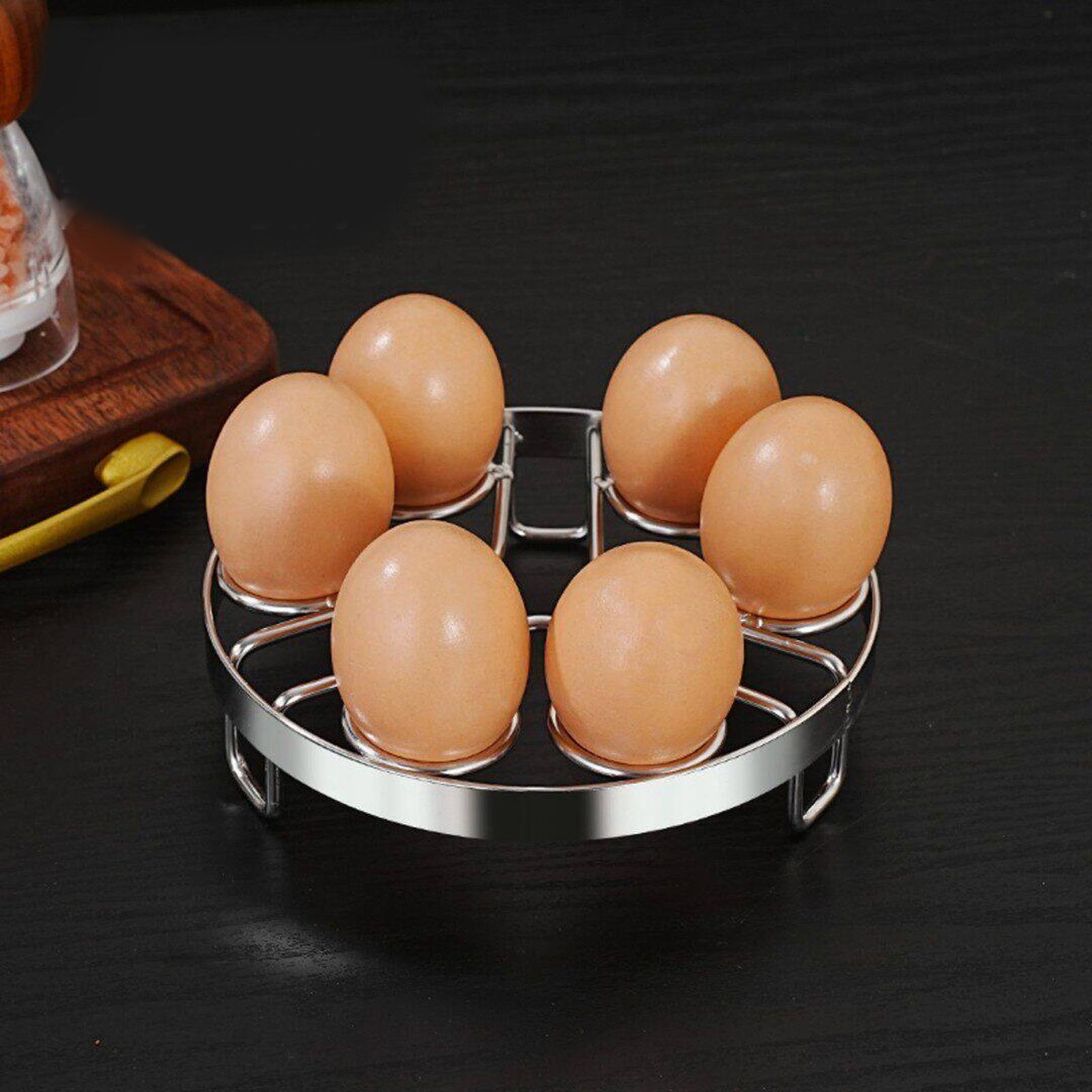 Meal Prep Eggs - ชั้นนึ่งไข่ ที่วางไข่สแตนเลส ที่รองนึ่งสำหรับทำอาหารในอพาร์ทเมนท์ เตรียมอาหาร ห้องรับประทานอาหาร ร้านอาหาร