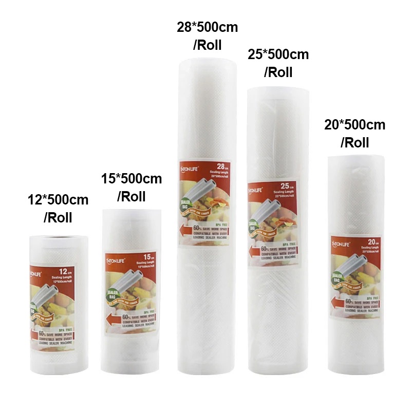 Meal Prep Vacuum Seal Containers - TINTON LIFE เครื่องซีลสูญญากาศอาหาร ถุงเซฟเก็บของ สูญญากาศ ม้วนพลาสติก