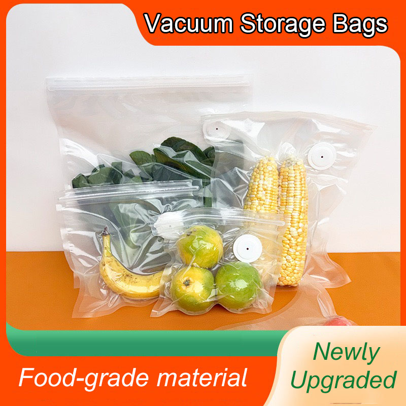 Meal Prep Vacuum Seal Containers - ถุงสูญญากาศแบบใช้ซ้ำได้สำหรับเก็บผักผลไม้ในครัว ถุงบรรจุภัณฑ์อาหาร ถุงซีลอาหาร ถุงเก็บรักษาความสด