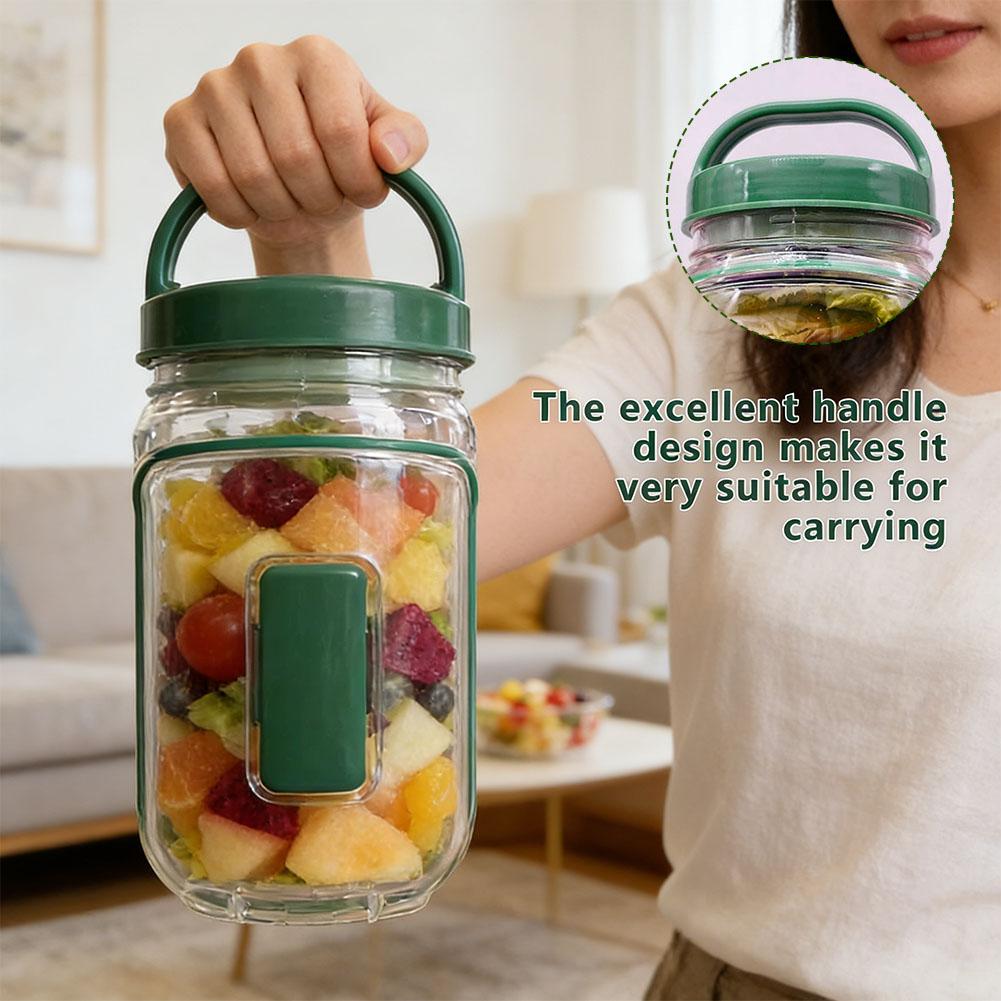กระปุกใส่สลัดแบบพกพาพร้อมส้อมแ - Meal Prep Container บทวิจารณ์และราคา