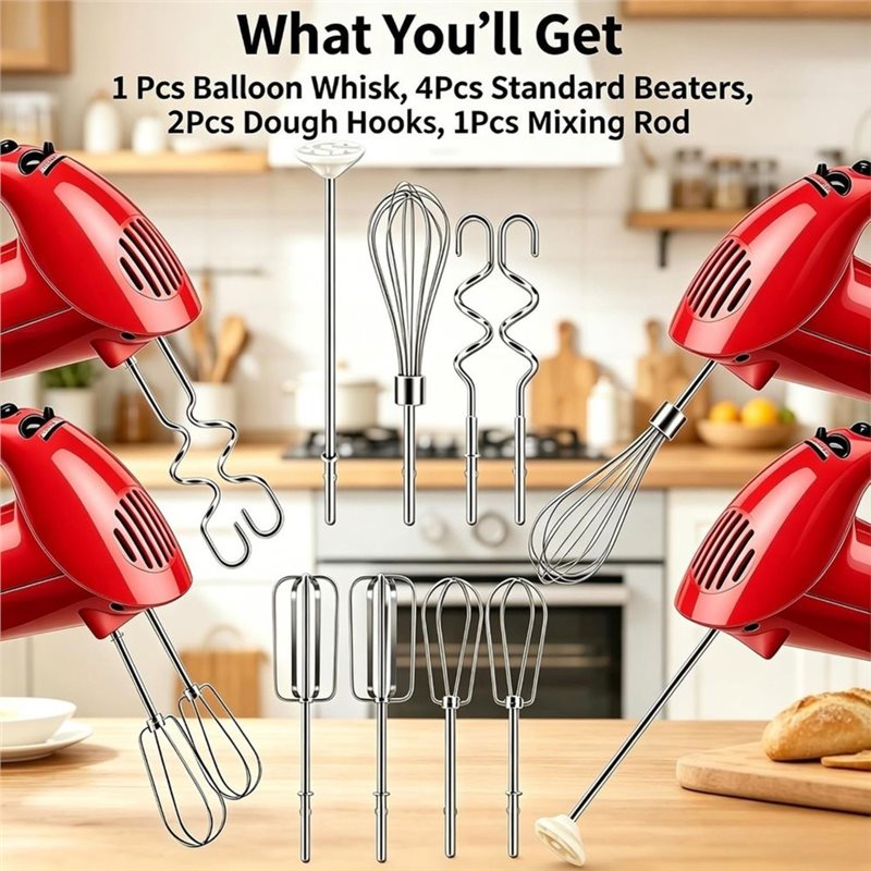 B02C-สแตนเลสสำหรับชุดอุปกรณ์เส - Kitchenaid Mixer Hand Mixer บทวิจารณ์และราคา