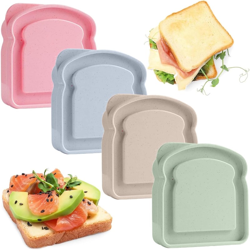 กล่องใส่อาหารแบบแซนวิช 1/4 ชิ้ - Meal Prep Lunch Boxes บทวิจารณ์และราคา