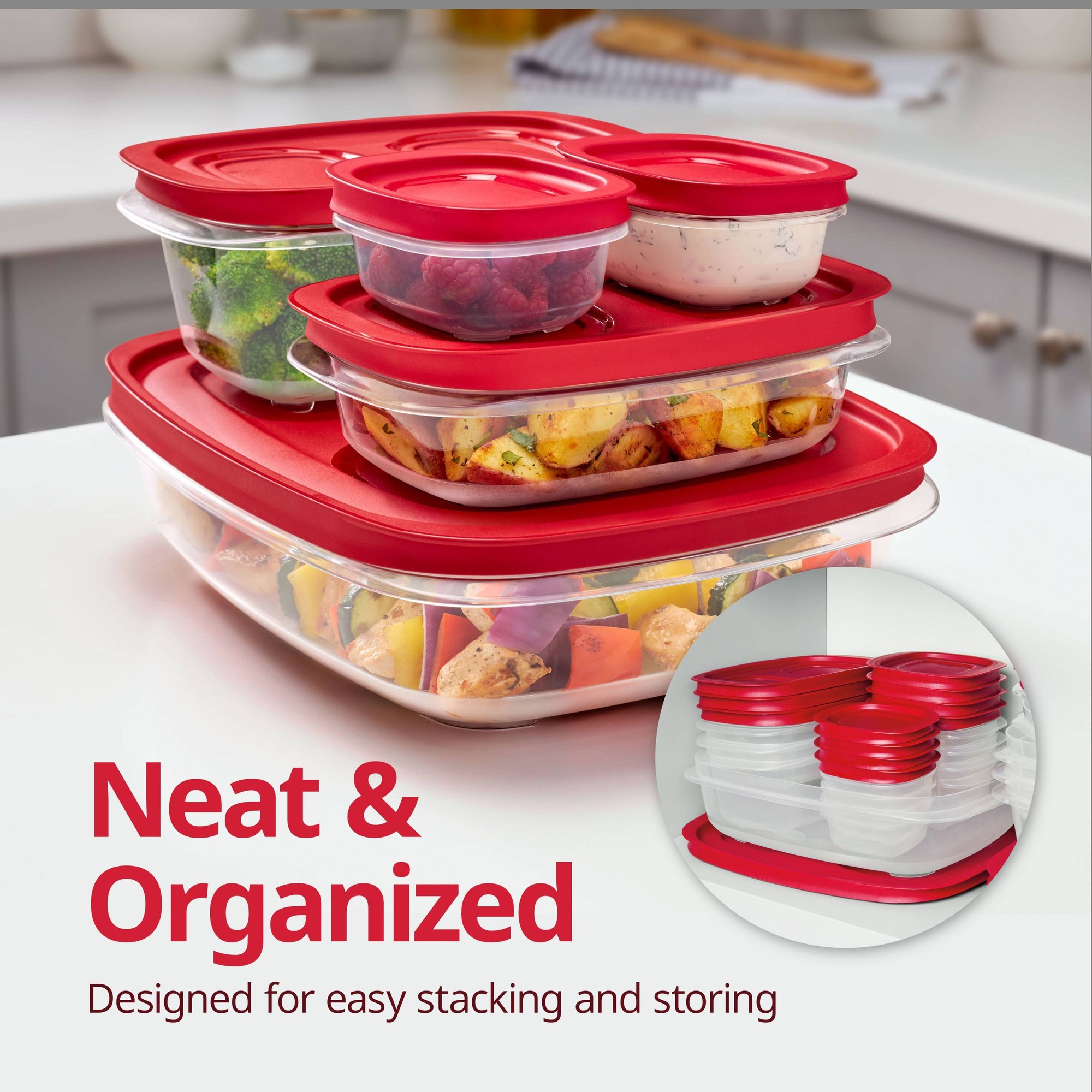 ภาชนะเก็บอาหารทรงสี่เหลี่ยมผืน - Meal Prep Container บทวิจารณ์และราคา