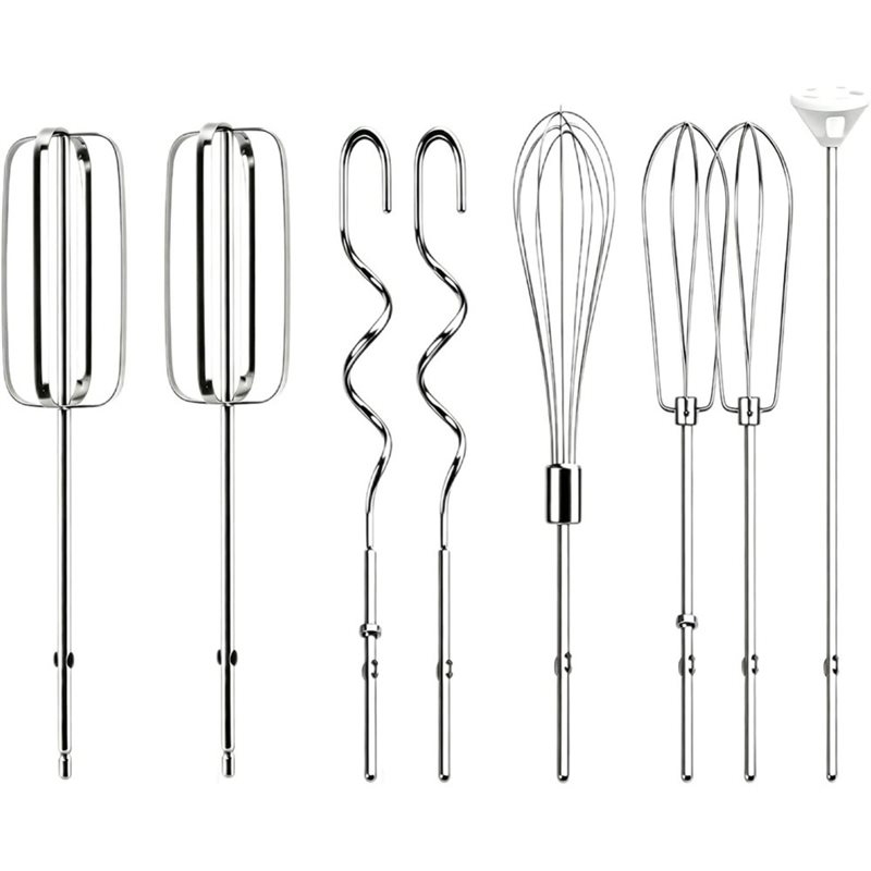 ชุดตะขอเกี่ยวแป้งและหัวตีผสม A - Kitchenaid Mixer Hand Mixer บทวิจารณ์และราคา