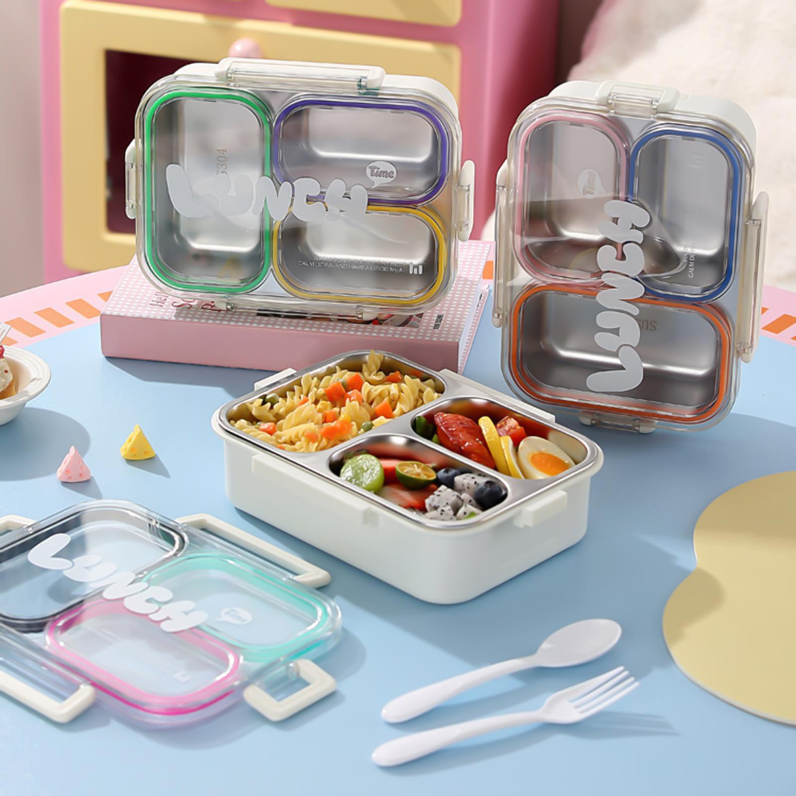 กล่องอาหารกลางวันสแตนเลส 3 ช่อ - Meal Prep Lunch Boxes บทวิจารณ์และราคา