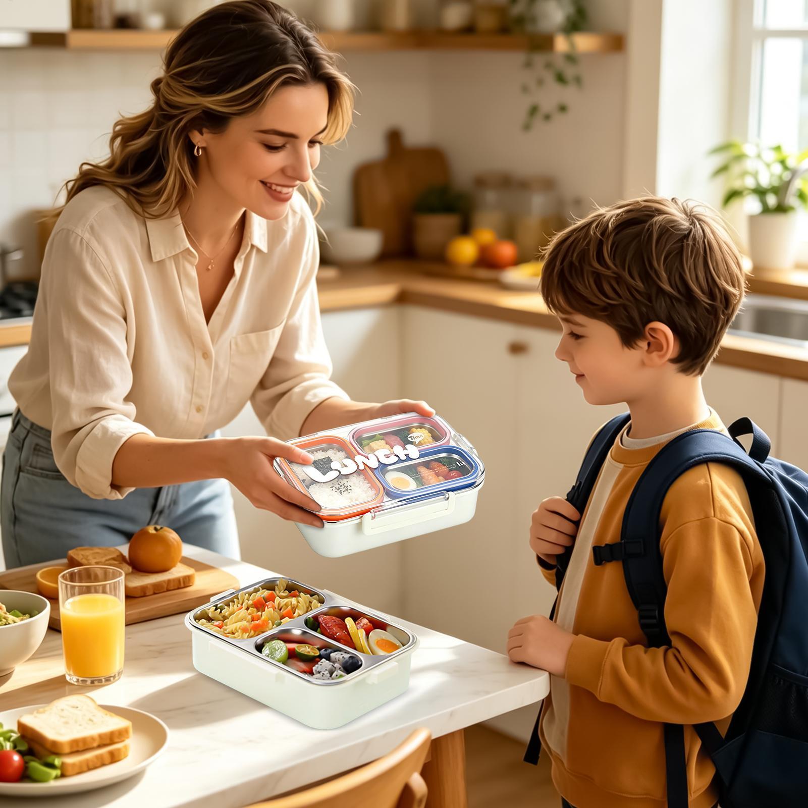 กล่องอาหารกลางวันสแตนเลส 3 ช่อ - Meal Prep Lunch Boxes บทวิจารณ์และราคา