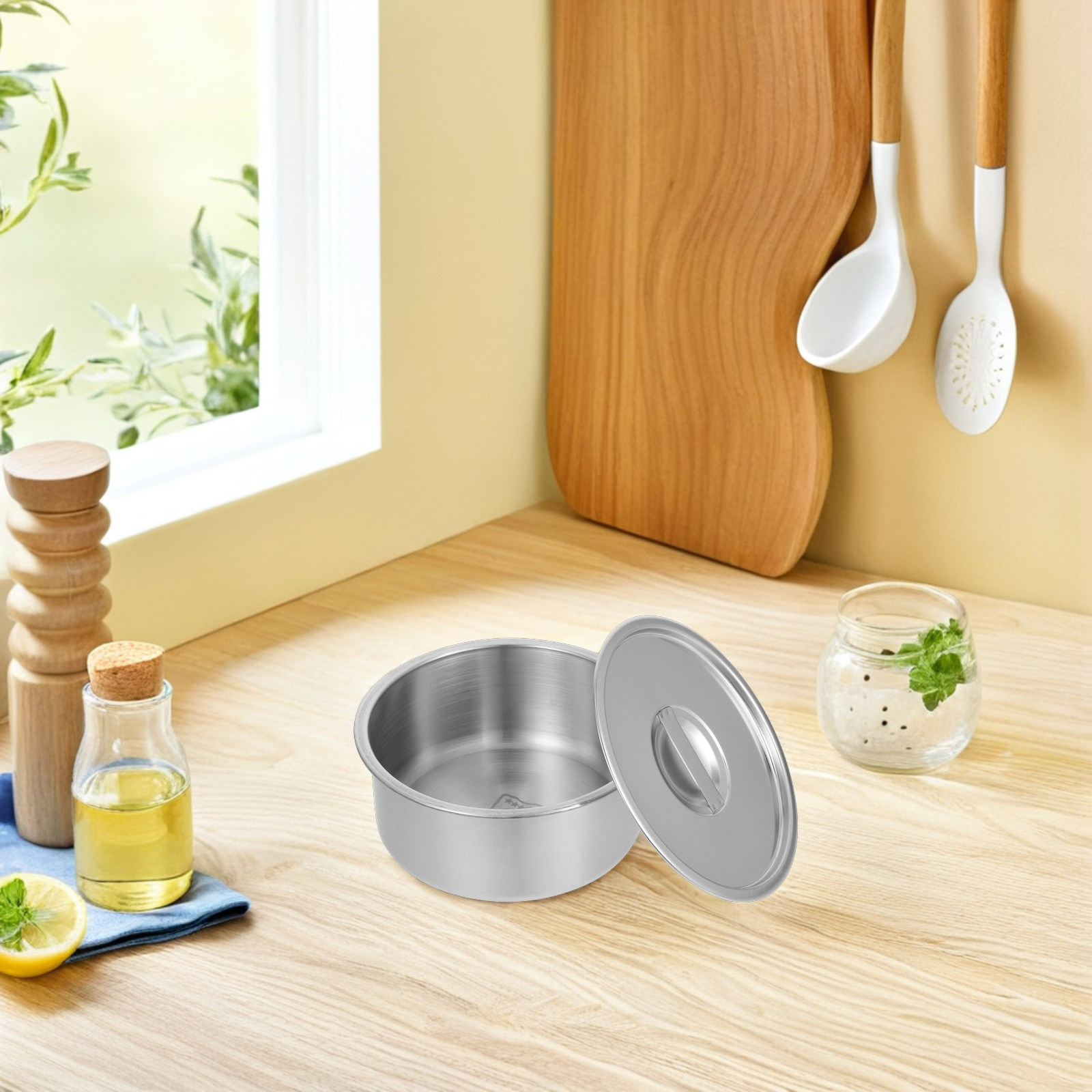 ชามไข่นึ่งสแตนเลส 14 ซม. พร้อม - Meal Prep Soup บทวิจารณ์และราคา