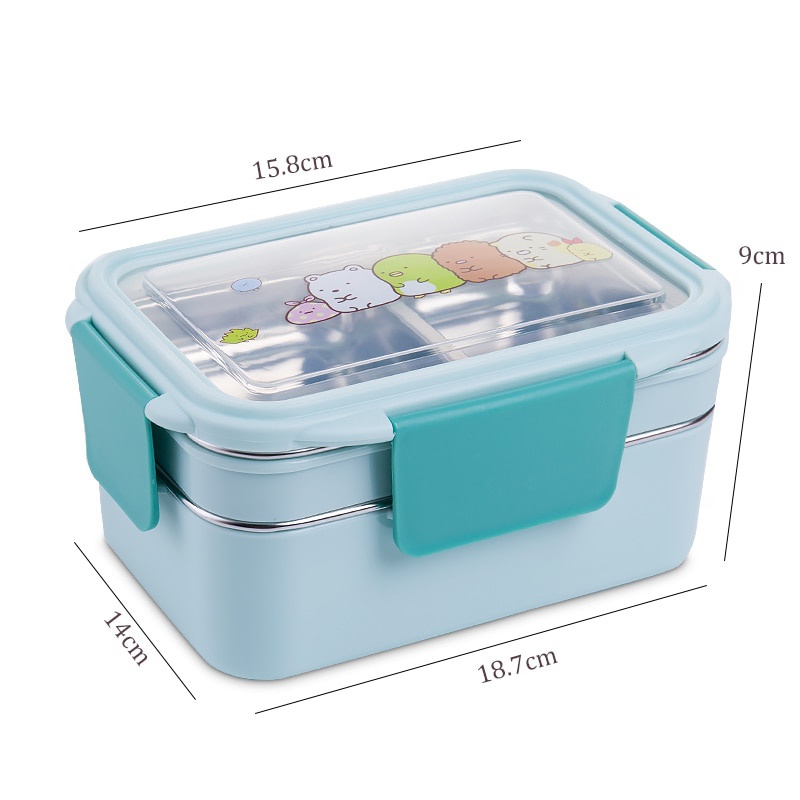 สุ่มรูปแบบการ์ตูนกล่องอาหารกลา - Meal Prep Lunch Boxes บทวิจารณ์และราคา