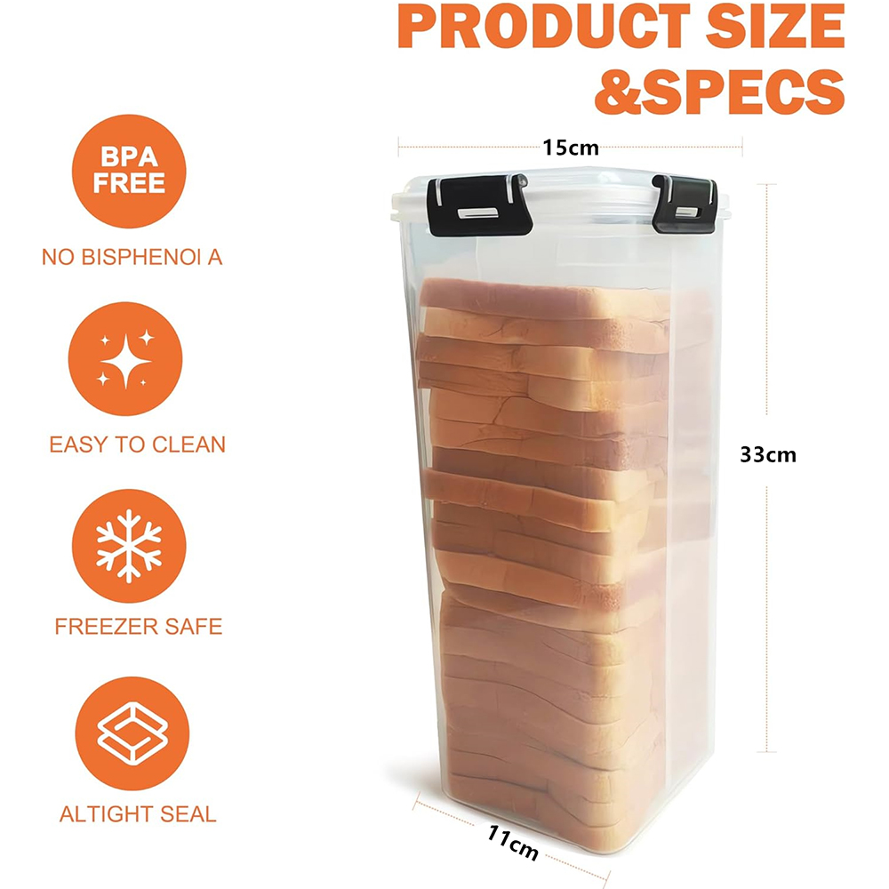 กล่องเก็บขนมปังพร้อมฝาปิดกันอา - Meal Prep Container บทวิจารณ์และราคา