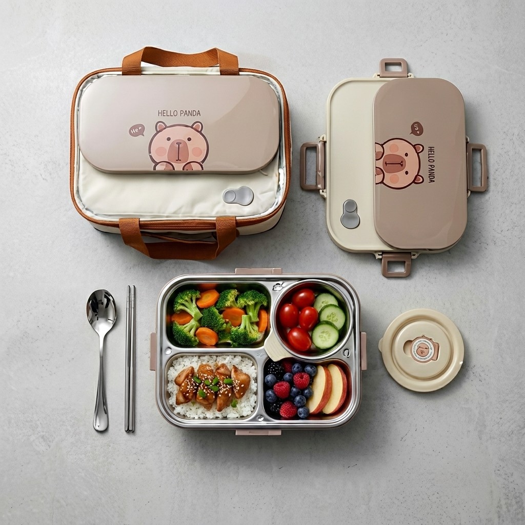 กล่องข้าวสแตนเลส 304 ชุด 4/5 ช - Meal Prep Soup บทวิจารณ์และราคา