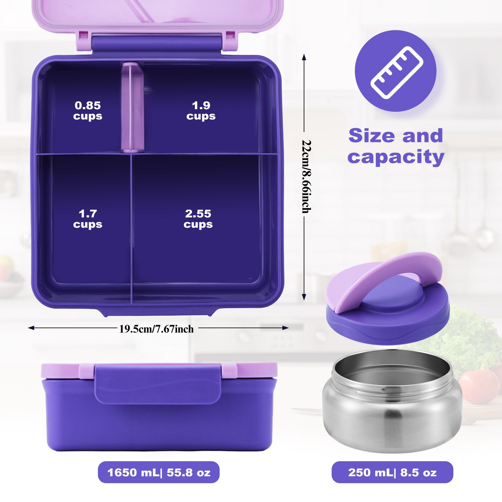 กล่องข้าวสี่ตารางพร้อมซุปหุ้มฉ - Meal Prep Soup บทวิจารณ์และราคา