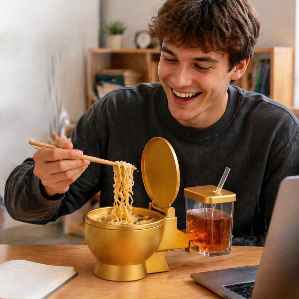 ชุดชามราเมนรูปโถสุขภัณฑ์ พร้อม - Meal Prep Soup บทวิจารณ์และราคา