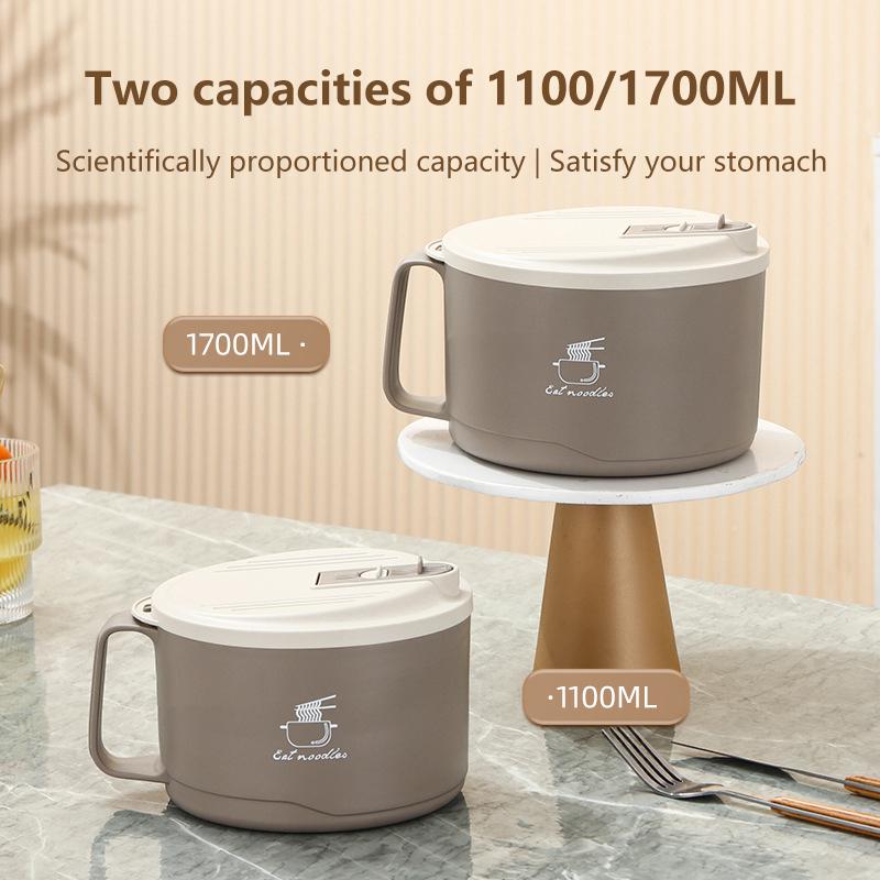 ชามบะหมี่สแตนเลสขนาดใหญ่พร้อมฝ - Meal Prep Soup บทวิจารณ์และราคา
