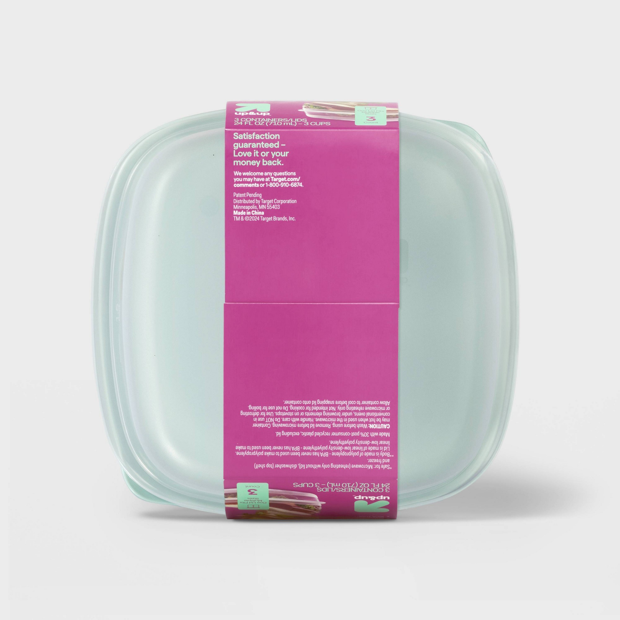 กล่องเก็บอาหารทรงสี่เหลี่ยม 3  - Meal Prep Container บทวิจารณ์และราคา